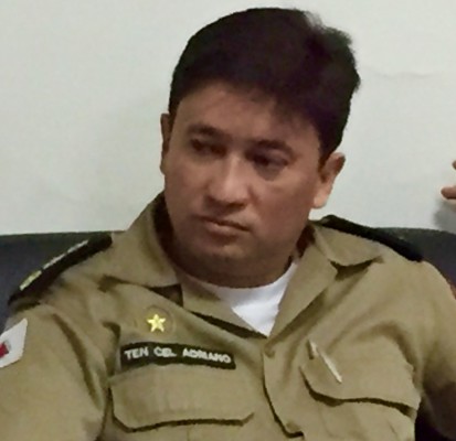 Tenente coronel Adriano César Ribeiro Araújo, comandante do 53º BPM de Araguari