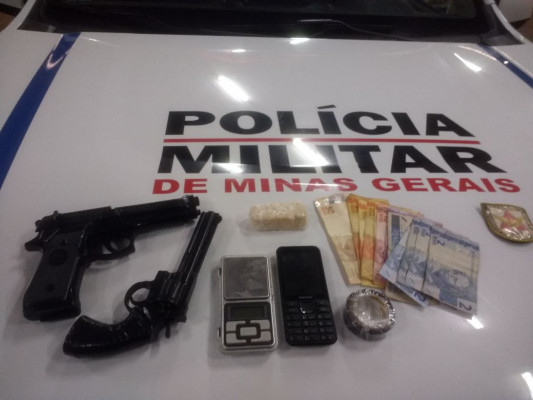 Após rastreamentos, militares prenderam um suspeito ** Divulgação 