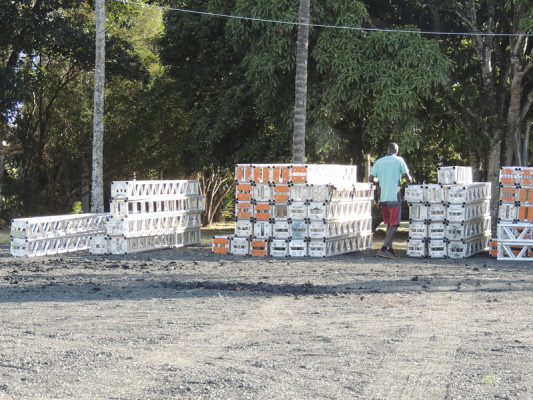 Chácara do Pedrão começa a receber as estruturas do evento