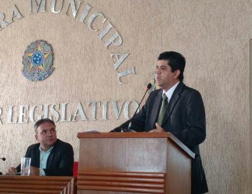 Werley Macedo (PSB) durante sessão da Câmara 