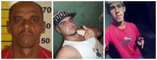 Marcelo Santos levou mais de 30 facadas no bairro Brasília | José Pereira Neto, alvo pela segunda vez de disparos de arma de fogo | Willian Martins, morto a tiros no Portal dos Ipês