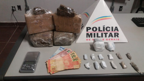 Grande quantia de drogas foi apreendida pelos militares em Tupaciguara