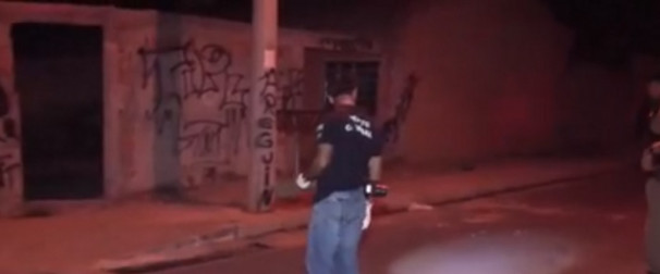 Crime foi registrado no final da noite de anteontem ** Divulgação 