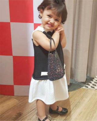 Isabella Angeles Alves, aniversariante do dia 7. Filha de Michela de Melo O. A. Alves e Fabiano Marques Alves 