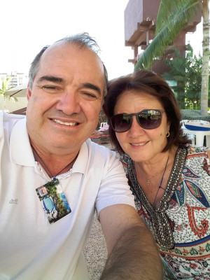 Wilson José Prado, aniversariante do dia 22 ao lado da esposa Maria Cecília 