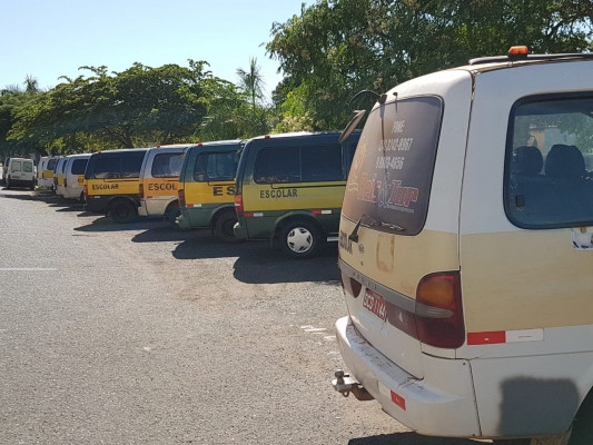 Motoristas ficaram parados na porta da prefeitura em manifestação desde 22 de junho ao dia 5 de julho
