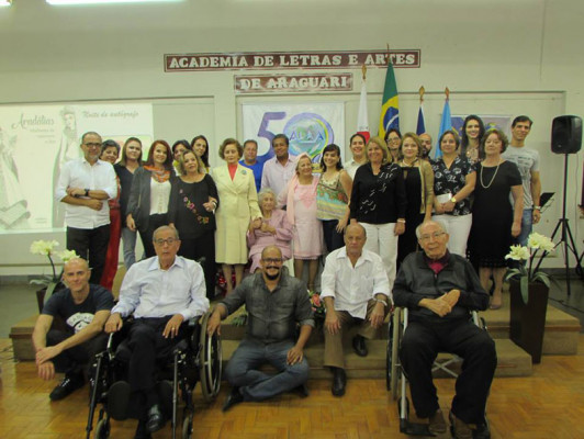 Família da homenageada