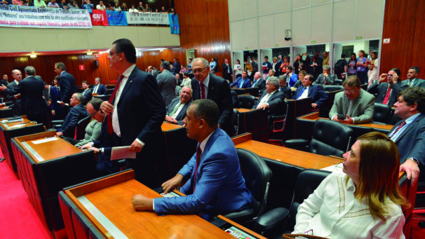 Deputados votam projetos em 2018 no plenário da ALMG