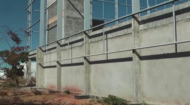 A próxima fase das obras envolve a cobertura do local  **Divulgação  