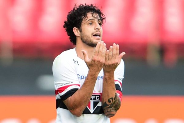 Hudson comemora segundo gol do Tricolor contra a Chape ** Divulgação