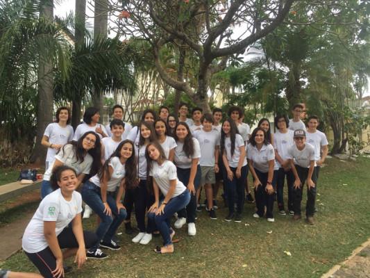 Turma do 8° ano participa das atividades
