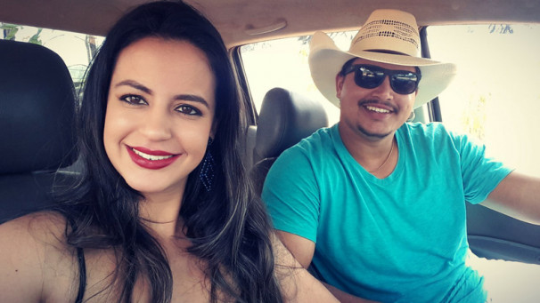 Casal Flávia e Caio foram encaminhados em estado grave para atendimento médico ** Divulgação 