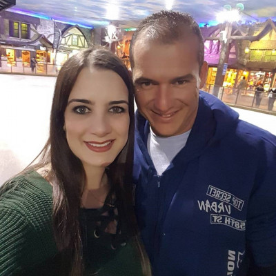 Jéssica Plazza aniversariante do dia 25, ao lado do marido Guilherme Fernandes Cardoso