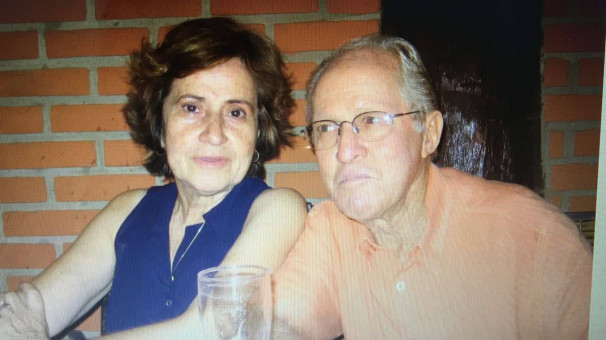 Maria de Fátima  Dufrayer aniversariante do dia 13 com esposo Hermínio Dufrayer 