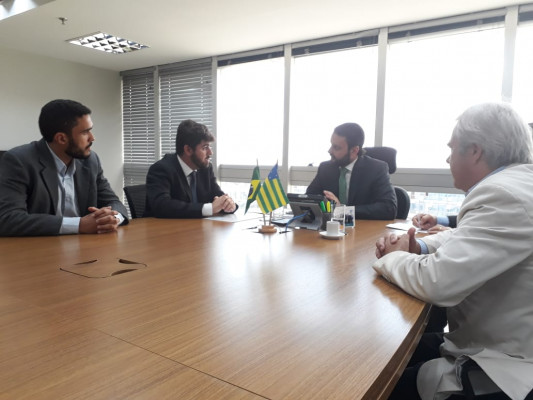 Zé Vítor reuniu-se essa semana com ministro das Cidades, Alexandre Baldy e a secretária Nacional de Habitação Maria do Socorro Gadelha Campos de Lira