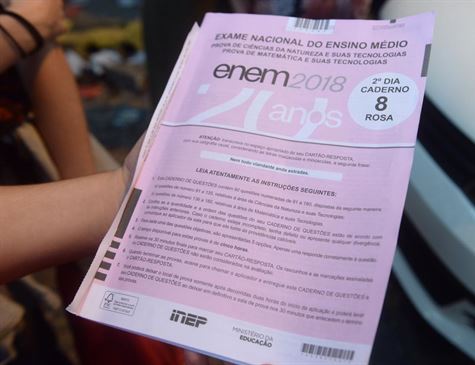 Houve mais de um milhão de faltosos nos dois dias de provas **Divulgação
