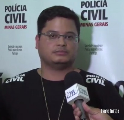 Delegado Gilmar Pereira de Souza iniciou as investigações no sábado ** Divulgação