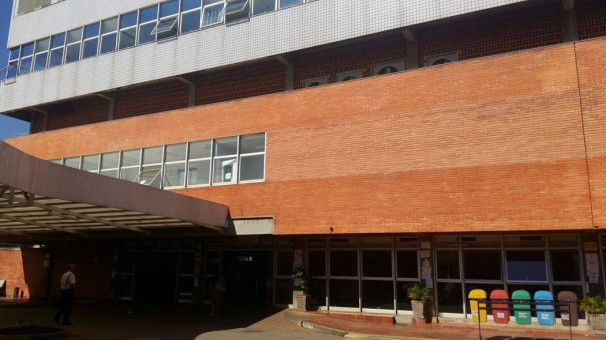 Baleado foi encaminhado para o HC da UFU, em Uberlândia ** Divulgação