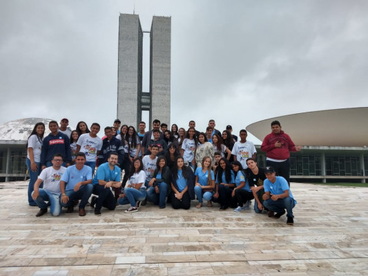Estudantes e professores estiveram nos principais pontos turísticos e históricos da Capital Federal