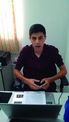 Presidente da Associação dos Universitários do Triângulo (Auti) Pablo Ferreira Junior