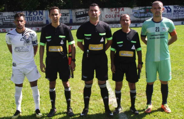 Cinco destaques na mesma foto, Breendon, Flúvio Stevão, Paulo Henrique, Carlos Antônio e Adalberto 