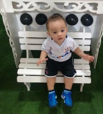 João Lucas de Oliveira , filho de Dayane Cristina da Silva , aniversariante do dia 10 