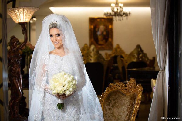 Jornalista e apresentadora de Tv Fabryne Obalhe se casa com Fernando César Gama. Crédito: Henrique Vieira 