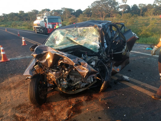 Grave acidente entre Catalão e Araguari, há duas semanas ** PRF