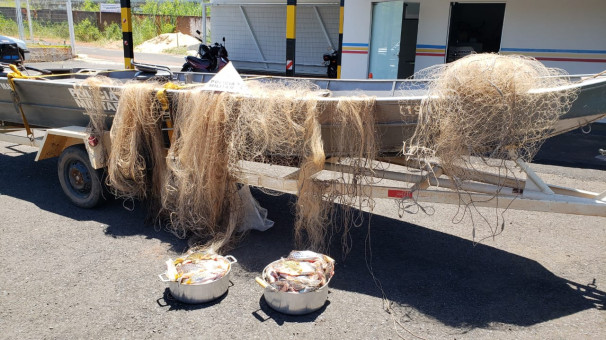 Polícia de Meio Ambiente apreende produtos na região de Indianópolis 