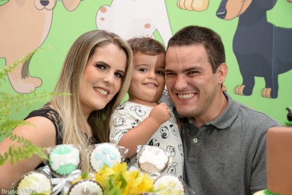 Bruna, Bento e Danilo