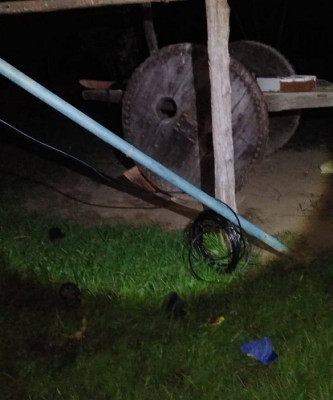 Descarga elétrica atingiu três vítimas na região da Bocaina, sábado ** Divulgação