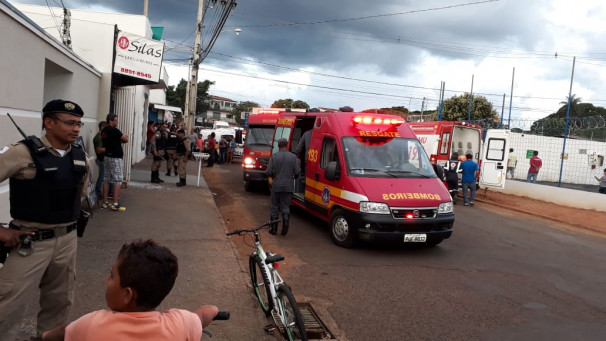 Crime ocorreu ontem, na rua Formosa ** Divulgação 