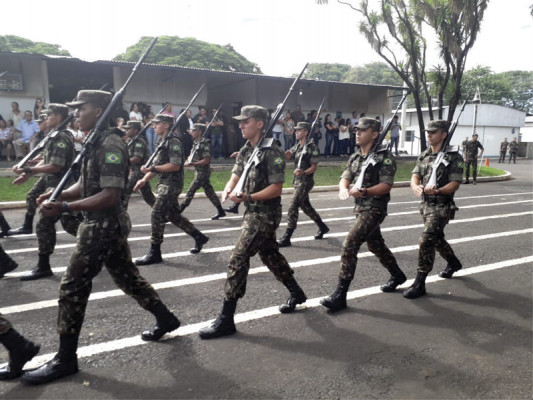 Data foi comemorada por meio da participação da tropa 