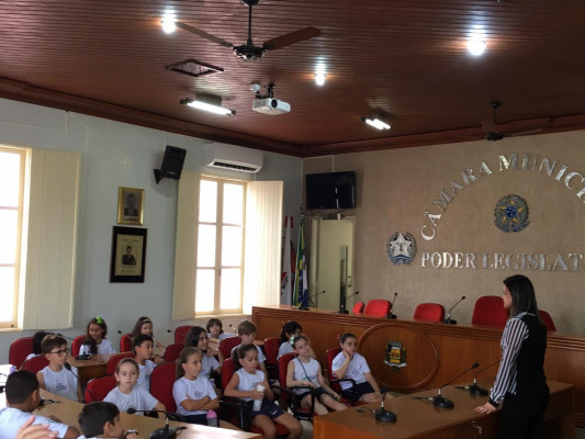 Equipe da Escola do Legislativo trabalhou aspectos do desenvolvimento do município e preservação do meio ambiente
