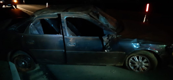 Veículo envolvido no acidente foi liberado no local ao proprietário, embarcando em um guincho ** PRF 