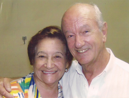 Abílio Clovis de Melo(Abrão)  aniversariante do dia 02 na foto com sua esposa Dorinha