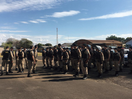 Segundo informações da PM, não houve ocorrência de crime registrado durante a Operação