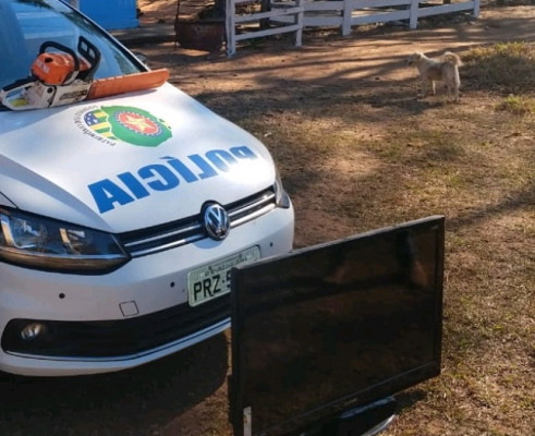 Autor tentava fugir para Minas e foi preso pelos policiais do vizinho estado ** Divulgação 