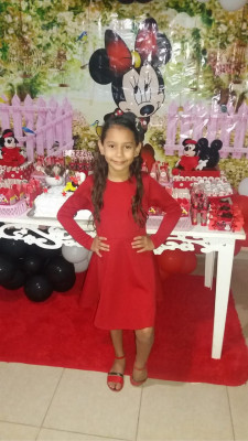 Giovanna Gabrielly Fernandes Mendonça, aniversariante do dia 3 de julho, filha de Edson Júnior e Adriana Vanessa 
