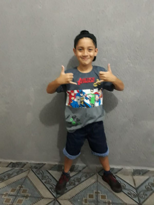 Kuãn Riqueime Cunha aniversariou dia 22 filho de Márcio José da Cunha e Fabiana Henrique Ferreira Soares