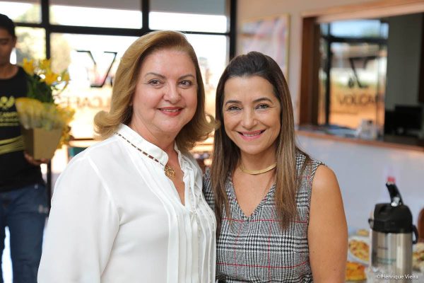 Notadas - Eunice Mendes e Evanete Peres no evento de lançamento do IV Concurso Cafés de Qualidade Crédito: Henrique Vieira
