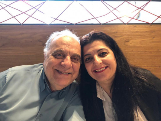 Régia Gebrim, aniversariante deste dia 20, ao lado do esposo Willian Gebrim Júnior