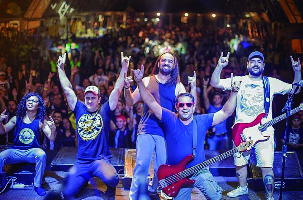 Sr. Garvin é uma das bandas que se apresentam durante a Semana do Rock 