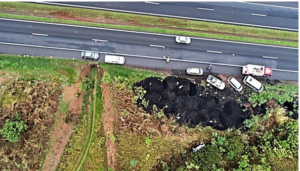 Acidente ocorreu em outubro do ano passado ** Divulgação