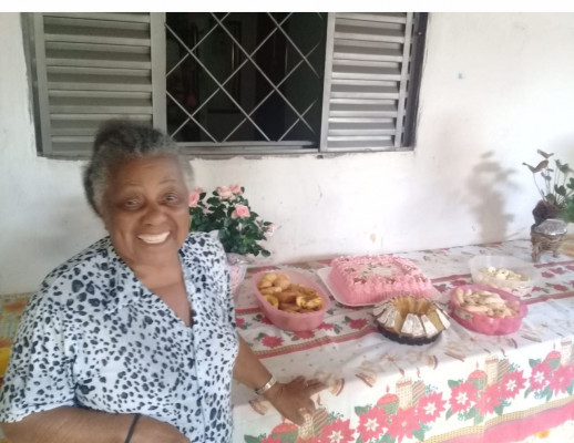 Elza Florinda Marcelino, comemorou aniversário no dia 28 de agosto 