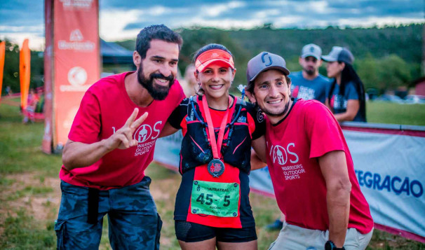Fernando Nazário (Diretor WOS), Auceni Borges (Atleta), Rodrigo Zamunaro (Diretor WOS)