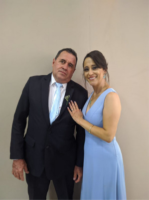 Juliana Salim G.Resende aniversariante de hoje com esposo Cleibimar 