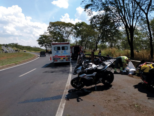 Queda de motos ocorreu na BR-050