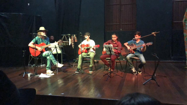 Casa da Cultura sedia 3ª Audição de Violão e Viola Caipira