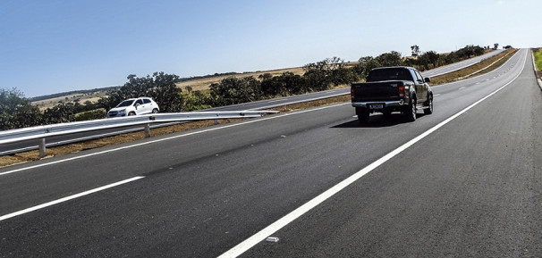 Duplicação contempla mais oito quilômetros de pista da BR-050, em Goiás ** Divulgação 